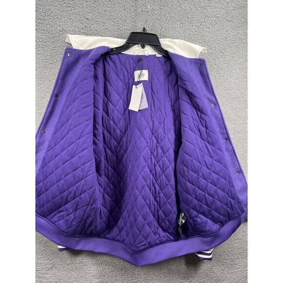 Urban Outfitters Varsity Bomber Jacket Size Large Oversized New - Picture 9 of 12